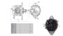 Imagen de ALTERNADOR NEW HOLLAND/CATERPILLAR 200A